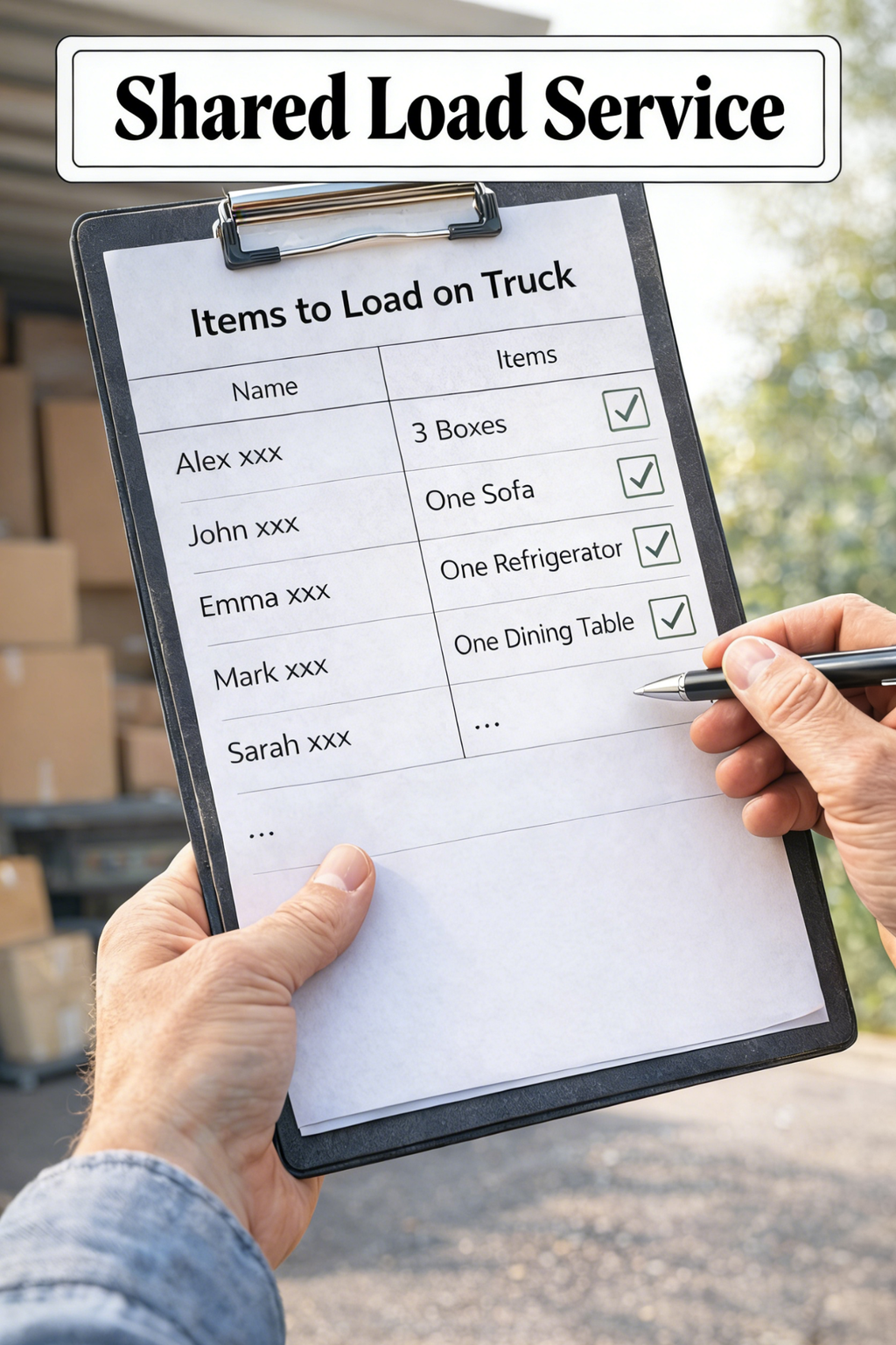 Local moving service in Saskatoon
